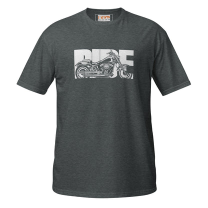 Motorbike Ride T-Shirt - Dark Heather - T-Shirts Online