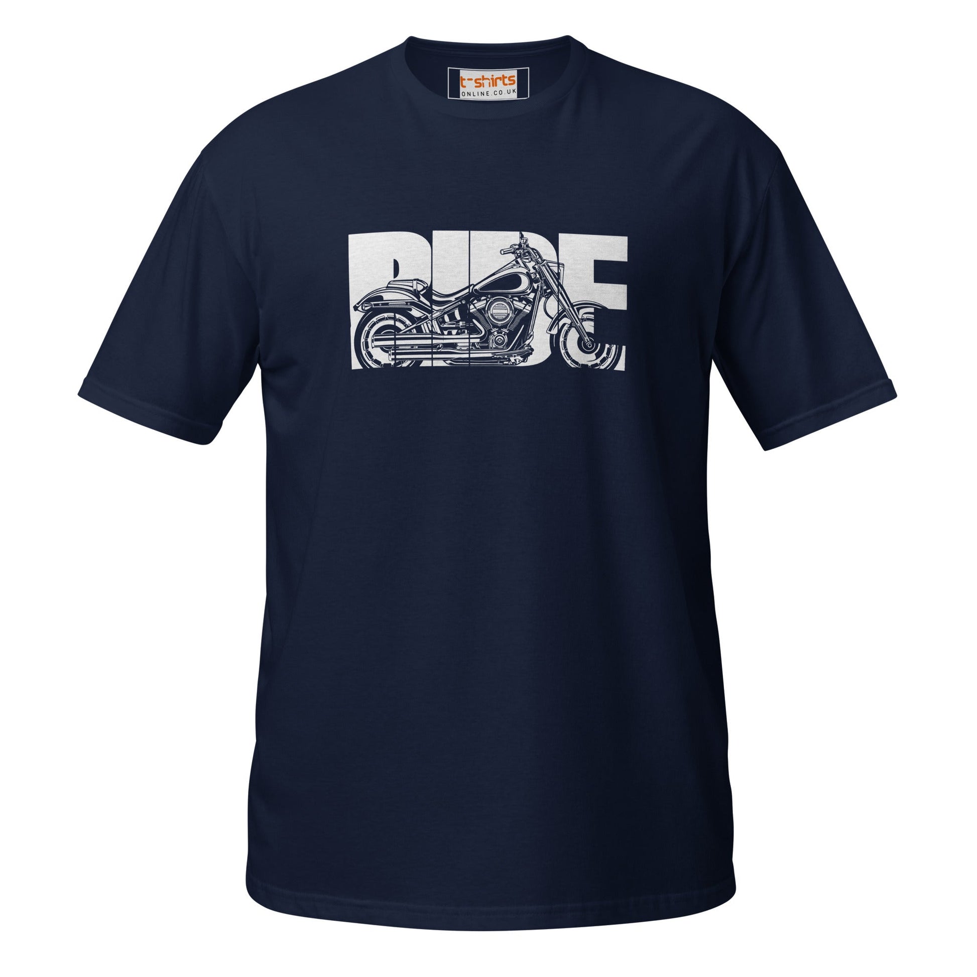 Motorbike Ride T-Shirt - Navy - T-Shirts Online