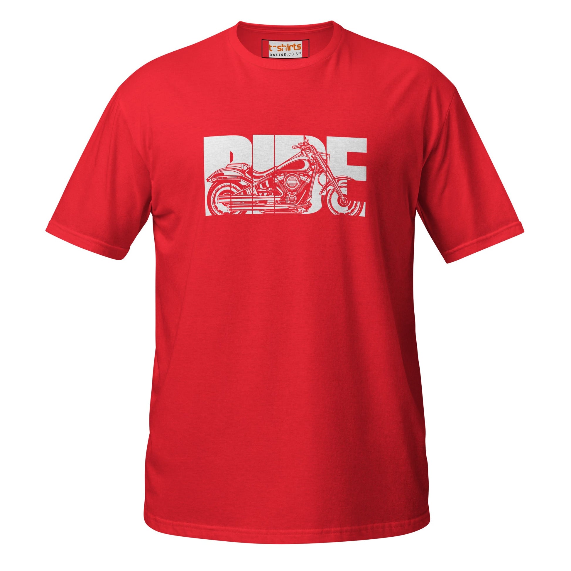 Motorbike Ride T-Shirt - Red - T-Shirts Online