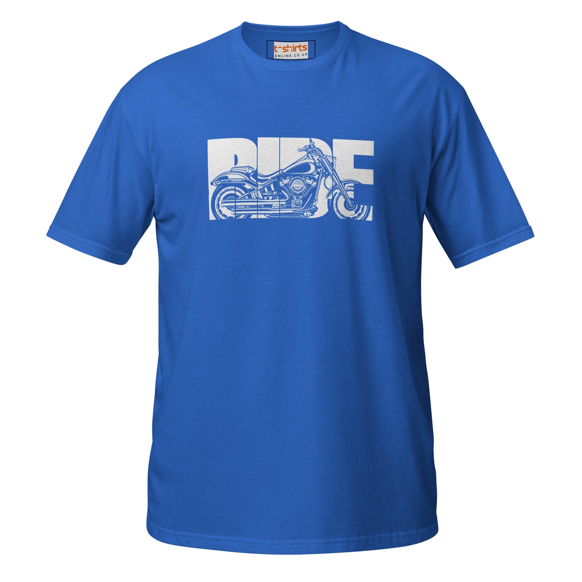 Motorbike Ride T-Shirt - Royal - T-Shirts Online