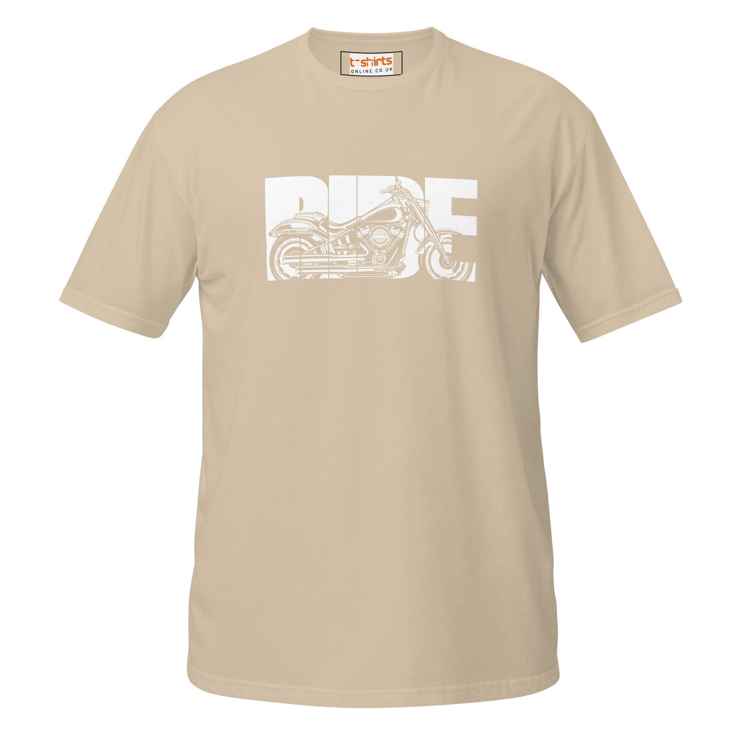 Motorbike Ride T-Shirt - Sand - T-Shirts Online