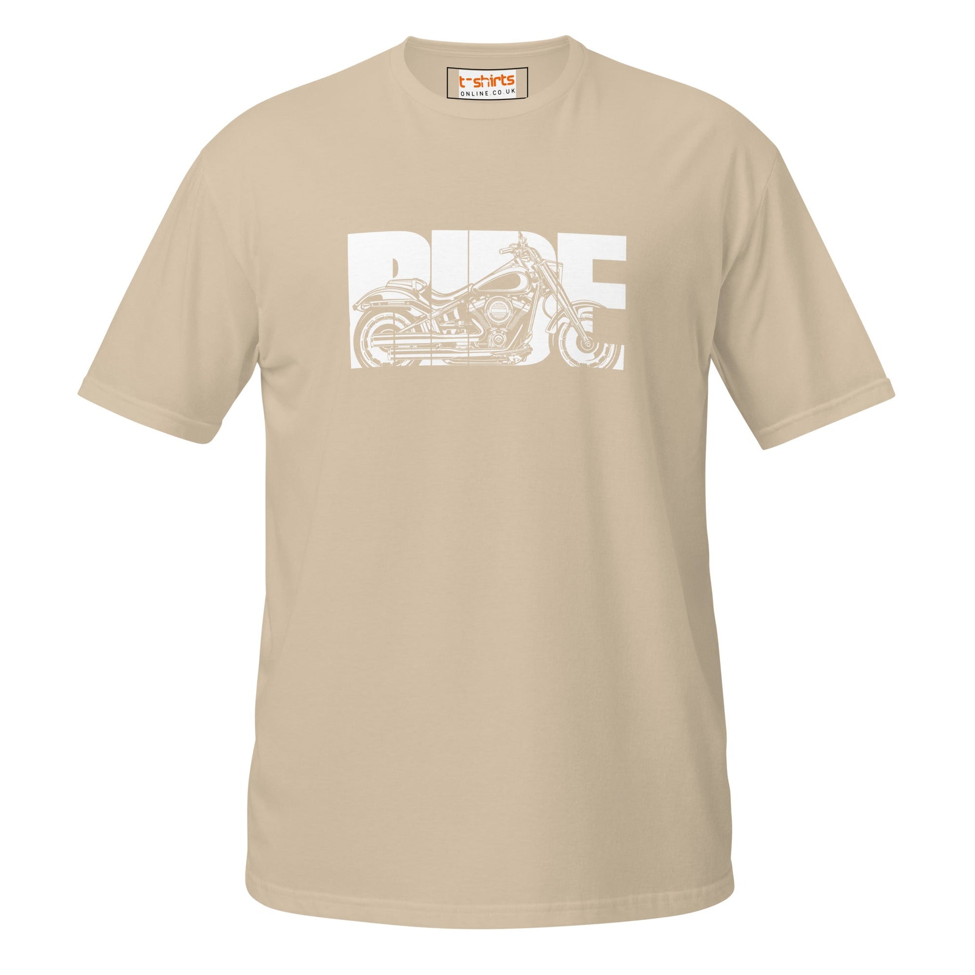 Motorbike Ride T-Shirt - Sand - T-Shirts Online