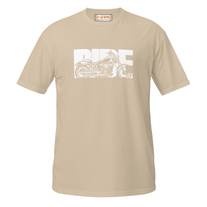 Motorbike Ride T-Shirt - Sand - T-Shirts Online