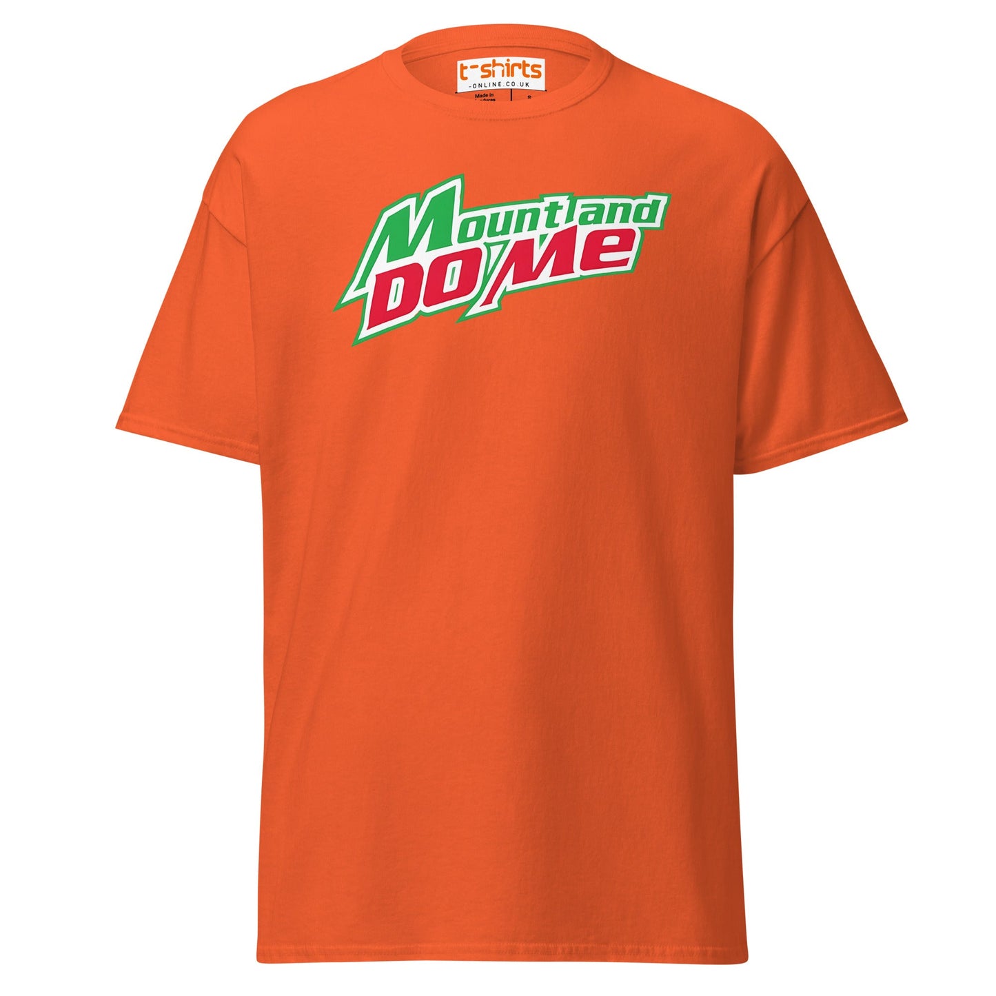 Mount and Do Me T-Shirt | Funny Adult Parody Tee - Orange - T-Shirts Online