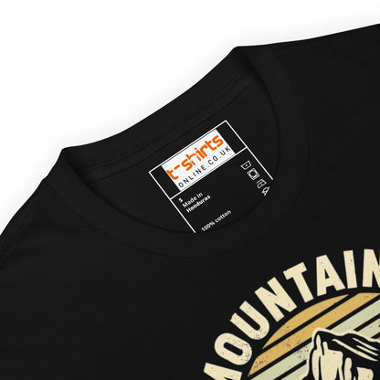 Mountains are Hill Areas T-Shirt - Black - T-Shirts Online
