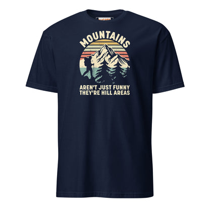 Mountains are Hill Areas T-Shirt - Navy - T-Shirts Online