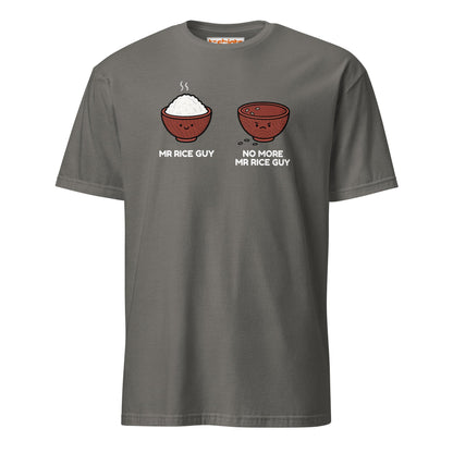 Mr Rice Guy Tee – Funny Food Pun Shirt - Charcoal - T-Shirts Online