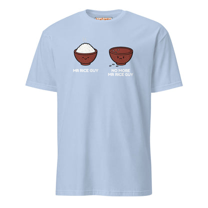 Mr Rice Guy Tee – Funny Food Pun Shirt - Light Blue - T-Shirts Online