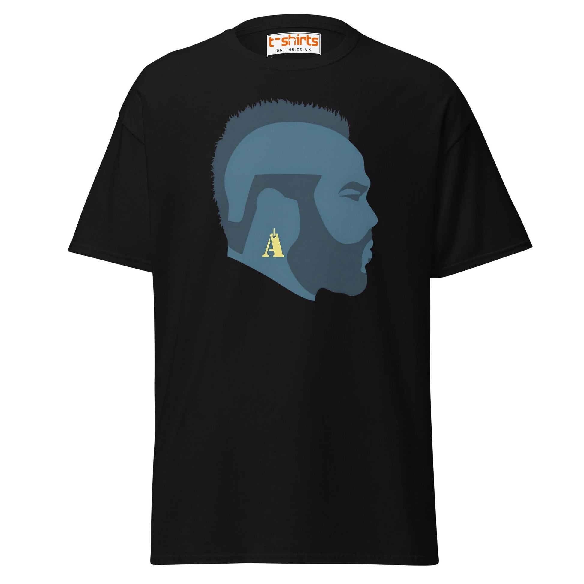 Mr. T Silhouette T-Shirt | Bold Retro Style Tee - Black - T-Shirts Online