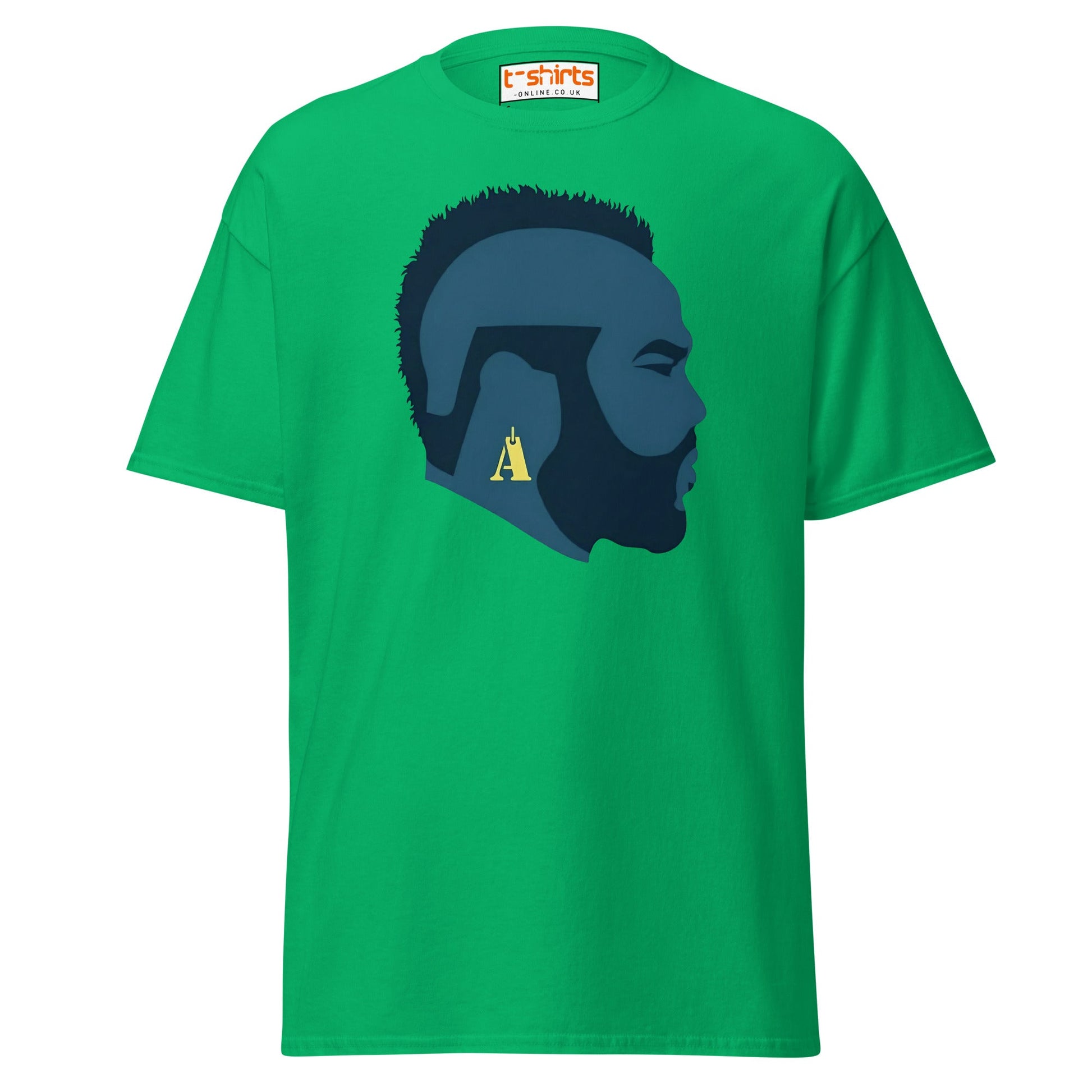Mr. T Silhouette T-Shirt | Bold Retro Style Tee - Irish Green - T-Shirts Online
