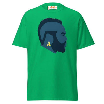 Mr. T Silhouette T-Shirt | Bold Retro Style Tee - Irish Green - T-Shirts Online