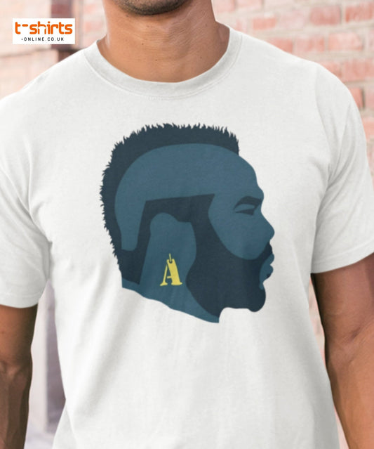 Mr. T Silhouette T-Shirt | Bold Retro Style Tee - Maroon - T-Shirts Online