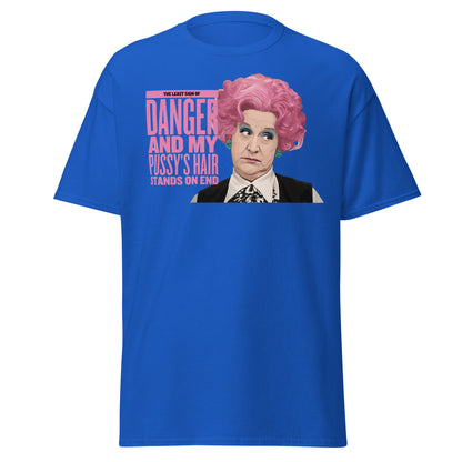 Mrs. Slocombe Pink Hair Funny Quote T-Shirt - Retro Comedy - Royal - T-Shirts Online