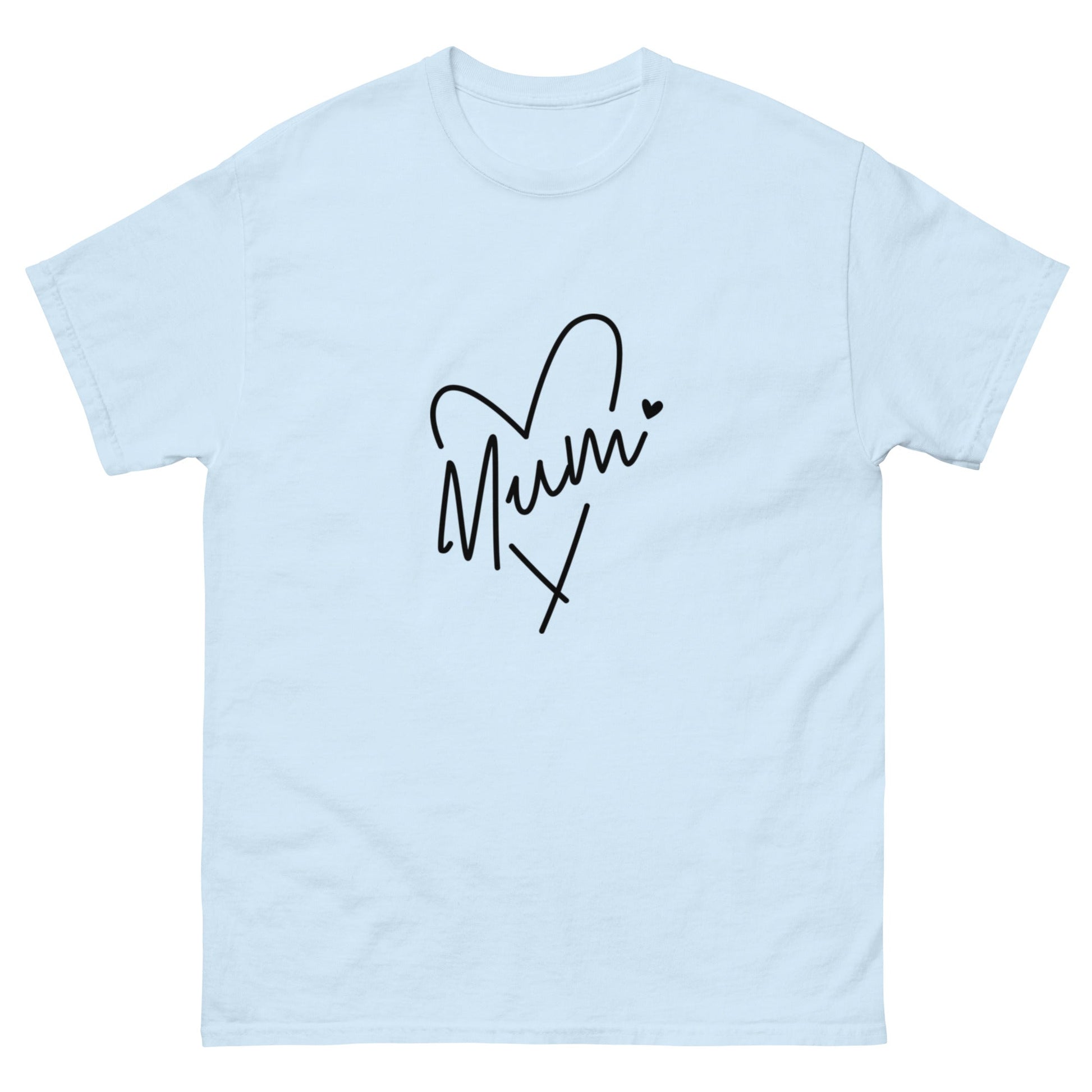 Mum | Mother's Day T-Shirt - Light Blue - T-Shirts Online