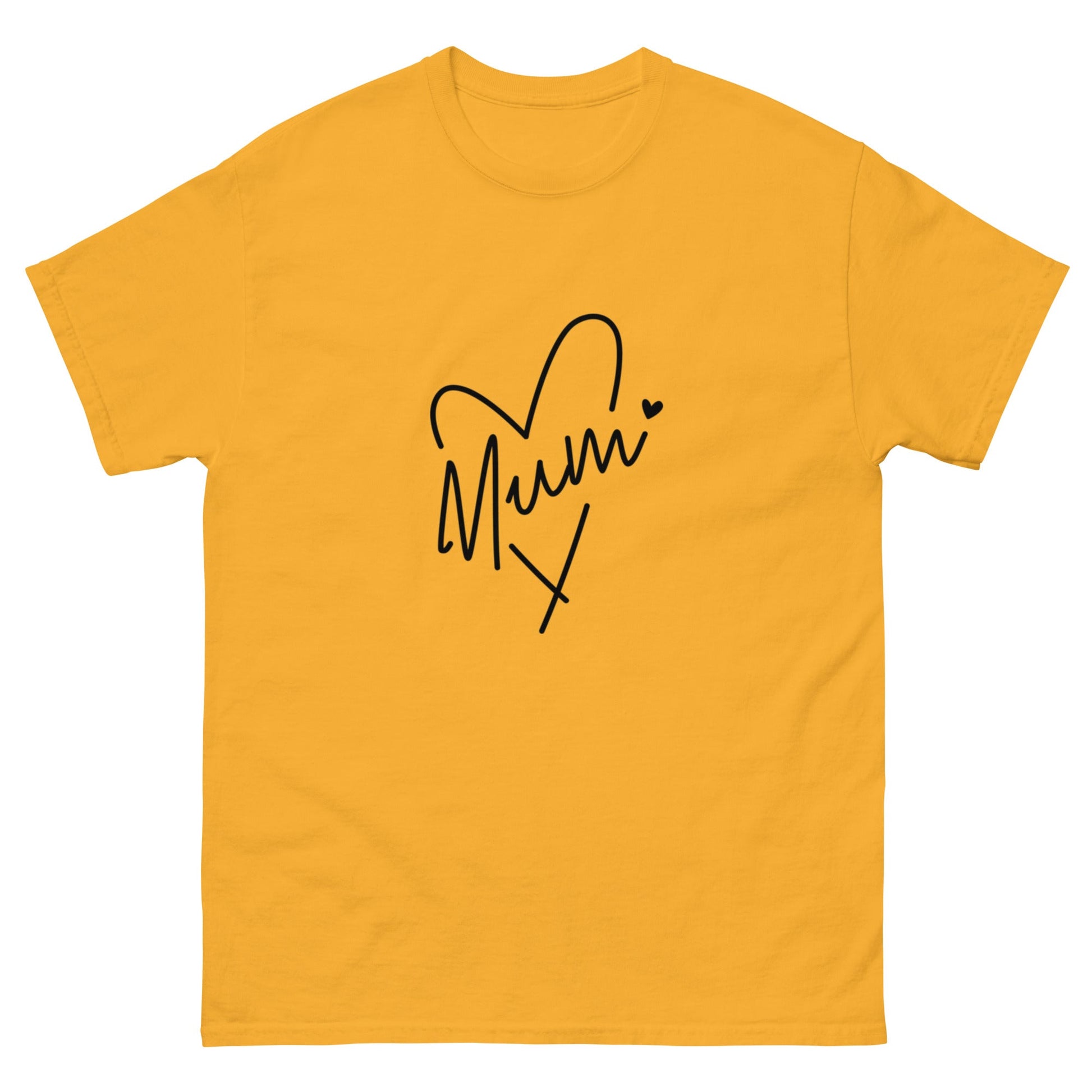 Mum | Mother's Day T-Shirt - Gold - T-Shirts Online
