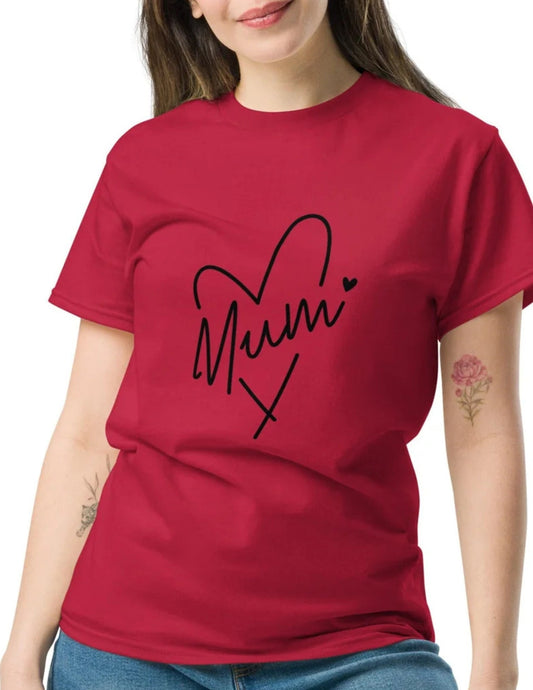 Mum | Mother's Day T-Shirt - Cardinal - T-Shirts Online