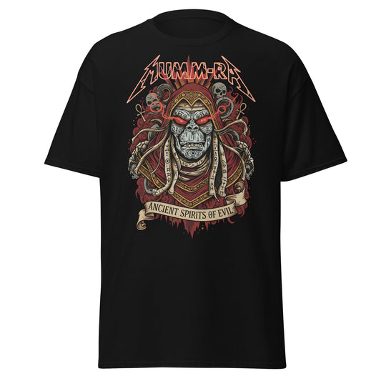 Mumm - Ra Ancient Spirits T-Shirt - ThunderCats Metal Tee - Black - T-Shirts Online
