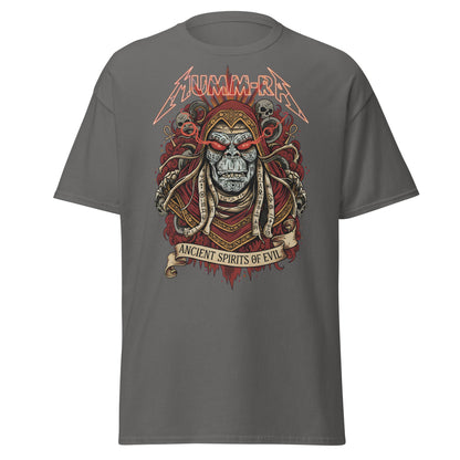 Mumm - Ra Ancient Spirits T-Shirt - ThunderCats Metal Tee - Charcoal - T-Shirts Online