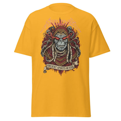 Mumm - Ra Ancient Spirits T-Shirt - ThunderCats Metal Tee - Gold - T-Shirts Online