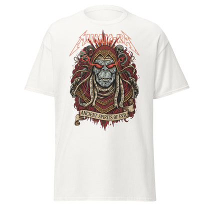 Mumm - Ra Ancient Spirits T-Shirt - ThunderCats Metal Tee - White - T-Shirts Online