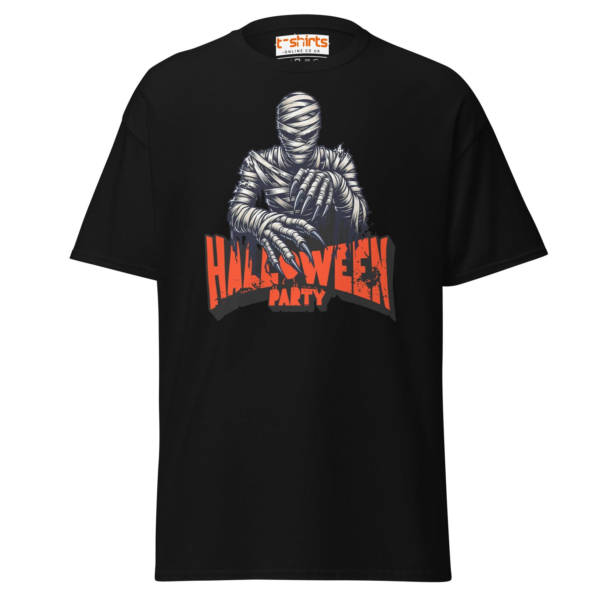 Mummy Halloween Party T-Shirt - Black - T-Shirts Online