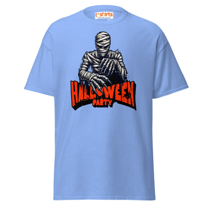 Mummy Halloween Party T-Shirt - Carolina Blue - T-Shirts Online