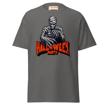 Mummy Halloween Party T-Shirt - Charcoal - T-Shirts Online