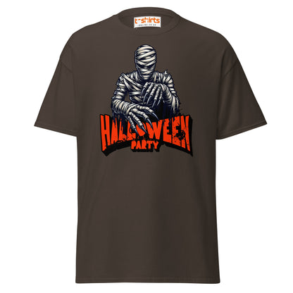 Mummy Halloween Party T-Shirt - Dark Chocolate - T-Shirts Online