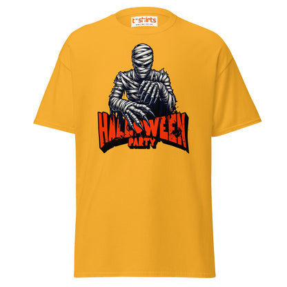 Mummy Halloween Party T-Shirt - Gold - T-Shirts Online