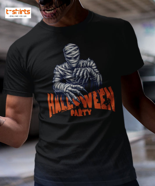 Mummy Halloween Party T-Shirt - Maroon - T-Shirts Online