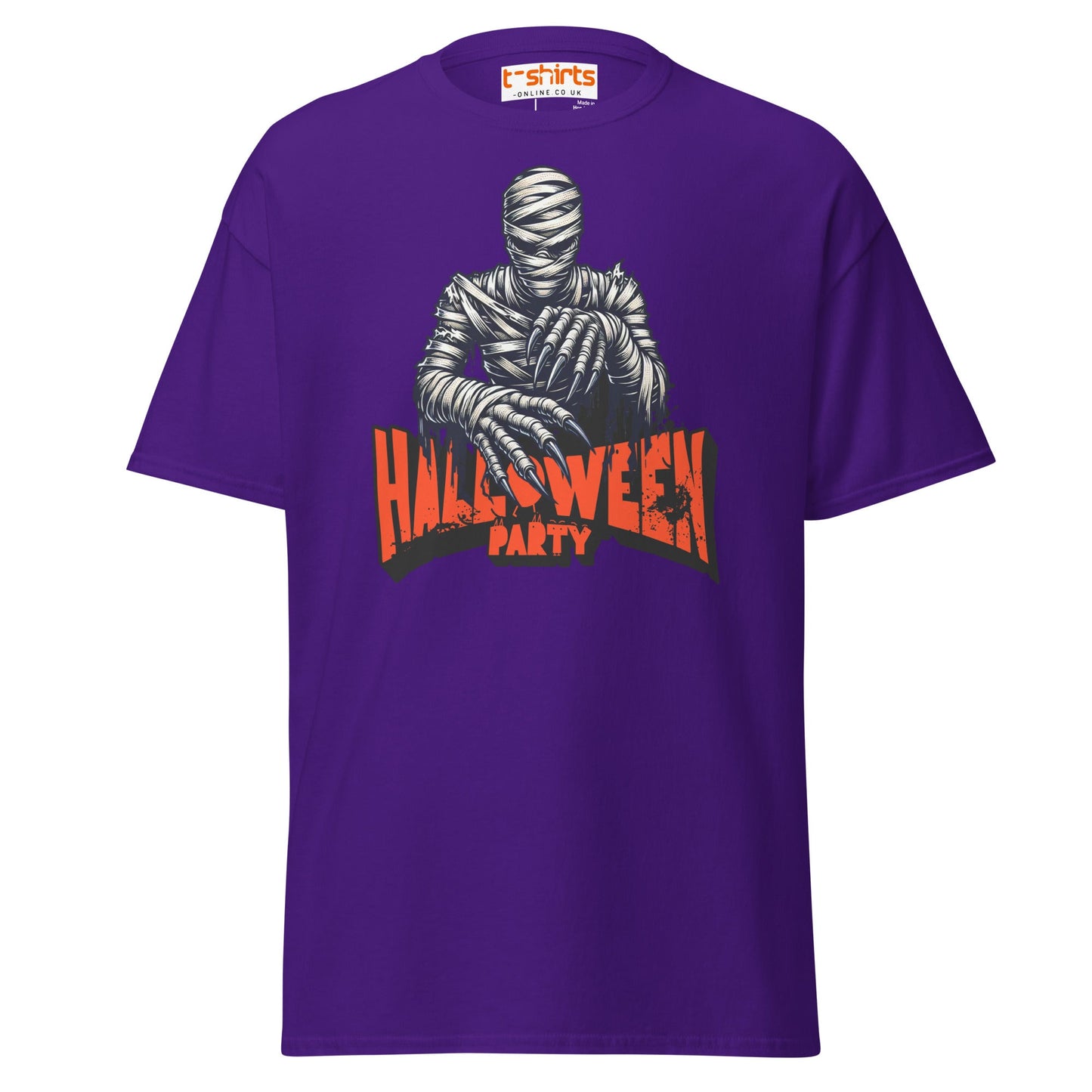 Mummy Halloween Party T-Shirt - Purple - T-Shirts Online