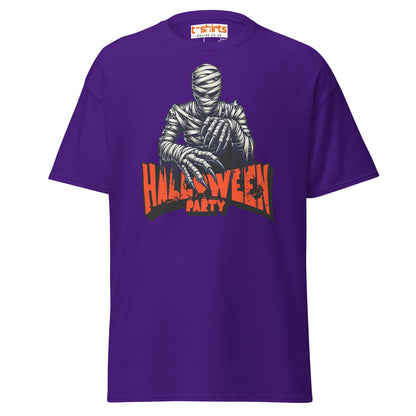 Mummy Halloween Party T-Shirt - Purple - T-Shirts Online