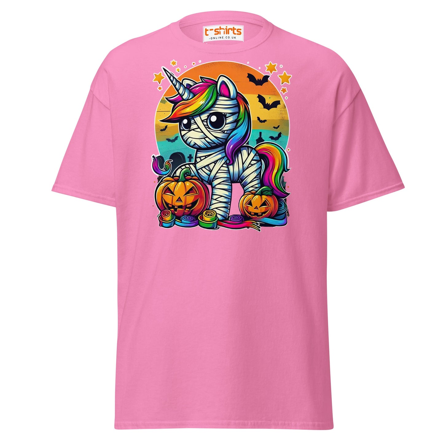 Mummy Unicorn T-Shirt | Cute Halloween Rainbow Tee - Azalea - T-Shirts Online
