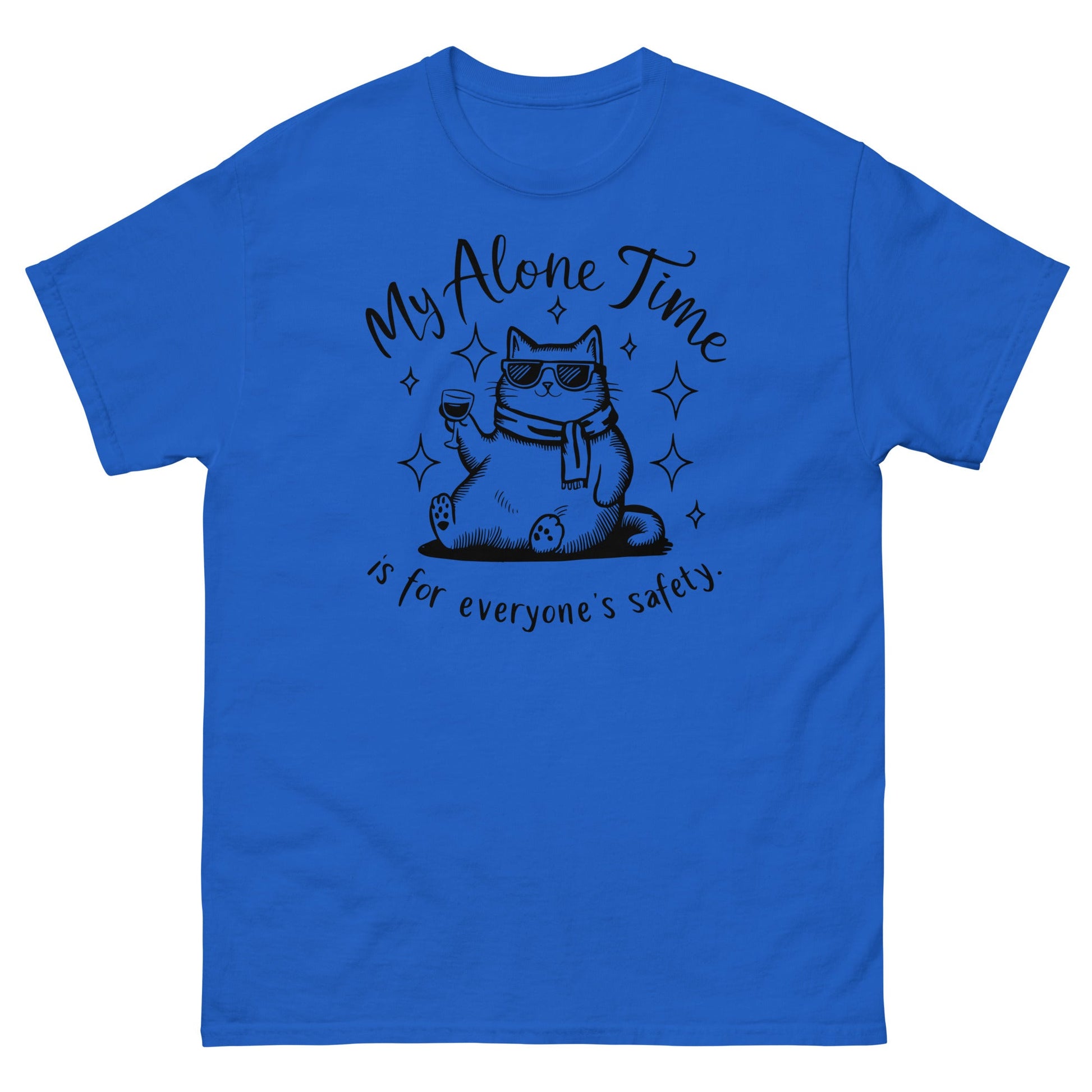My Alone Time | Funny T-Shirt - Royal - T-Shirts Online