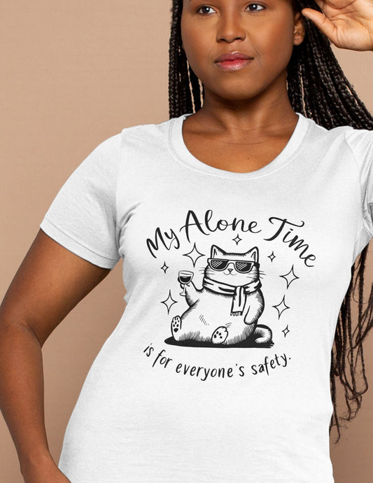 My Alone Time | Funny T-Shirt - Cardinal - T-Shirts Online
