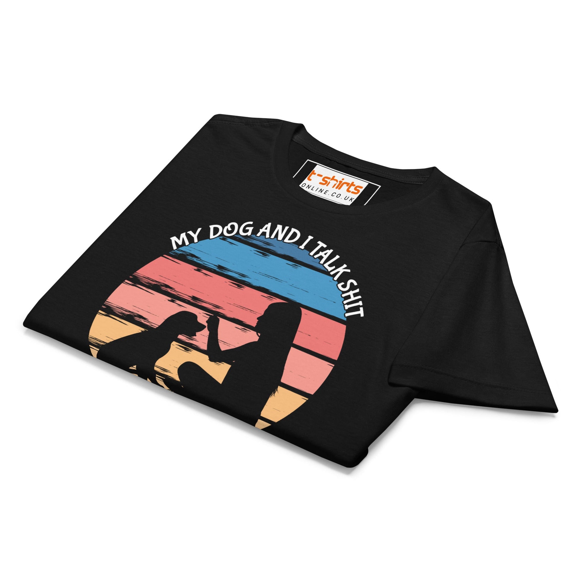 My Dog & I Talk About You T-Shirt | Semi Fitted Women's Soft T-Shirt - Royal - T-Shirts Online