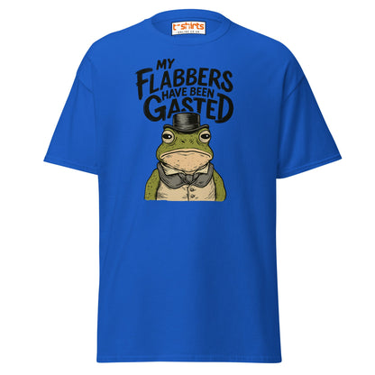 My Flabbers Have Been Gasted Funny Frog T-Shirt - Royal - T-Shirts Online