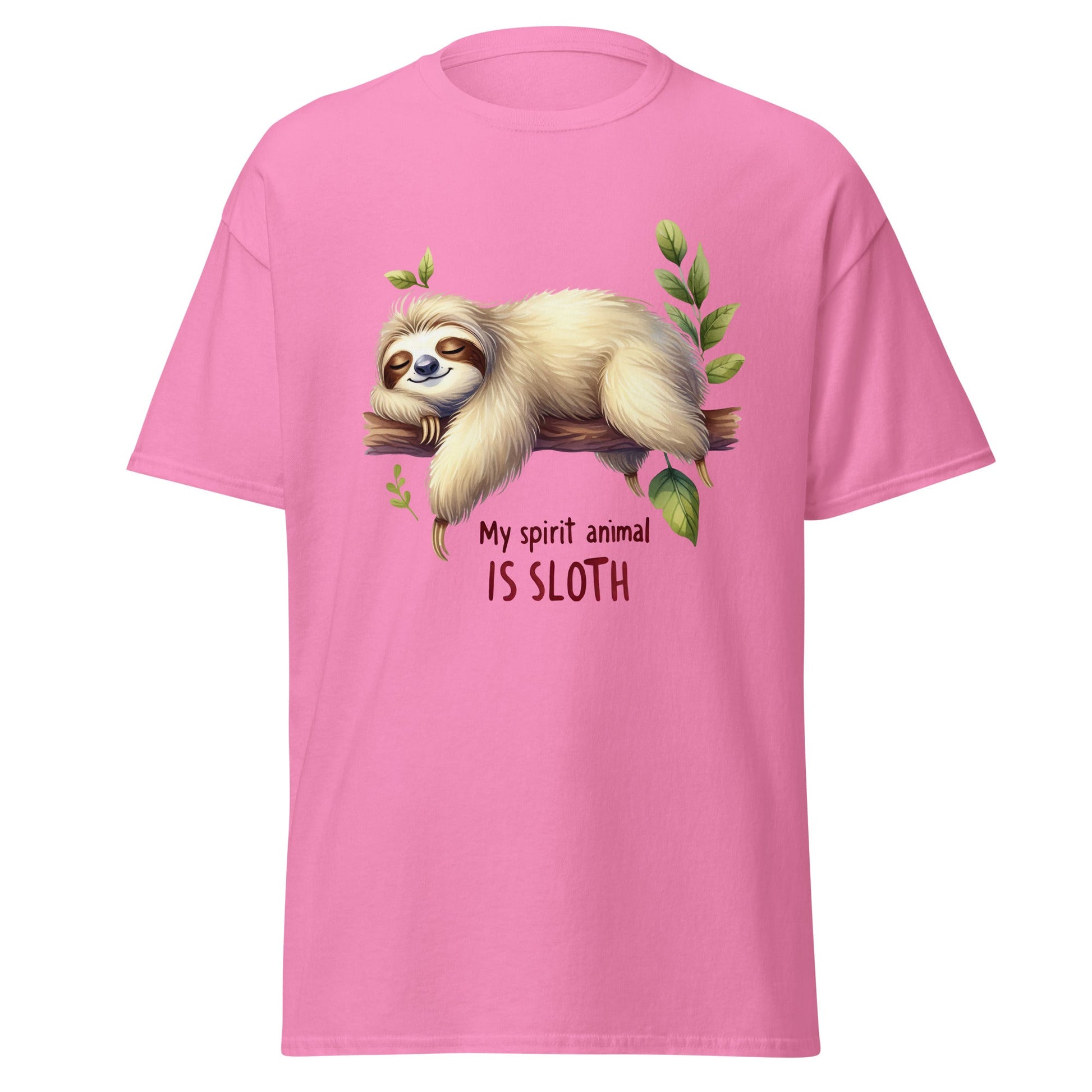 My Spirit Animal is Sloth | Sloth T-Shirt - Azalea - T-Shirts Online