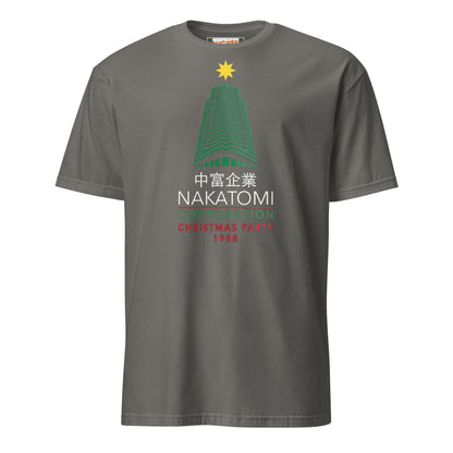 Nakatomi Christmas Party T-Shirt | Movie Homage Tee - Charcoal - T-Shirts Online