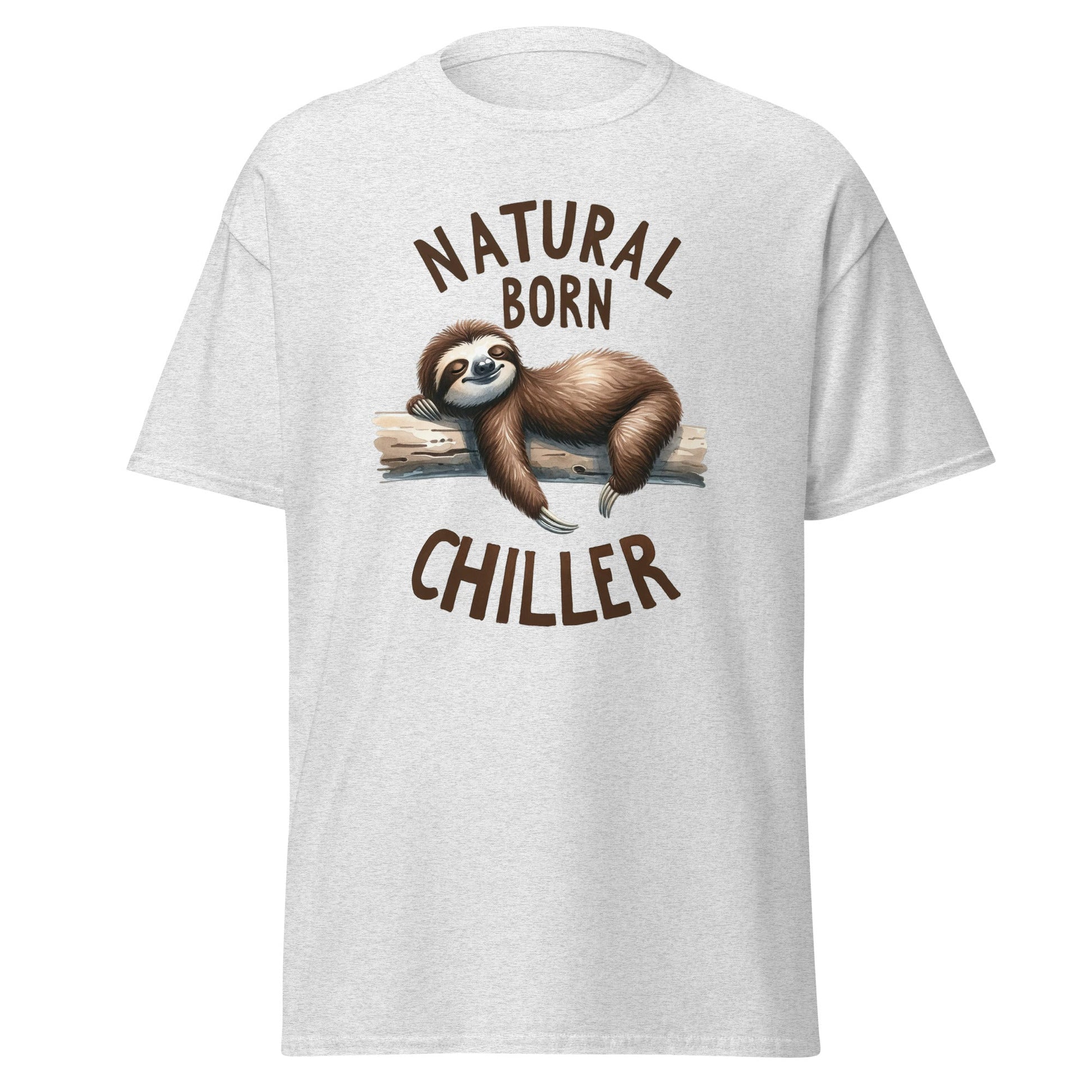 Natural Born Chiller | Sloth T-Shirt - T-Shirts Online