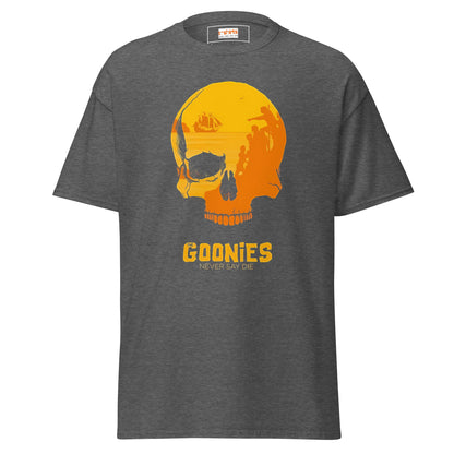 Never Say Die | Goonies T-Shirt - Dark Heather - T-Shirts Online