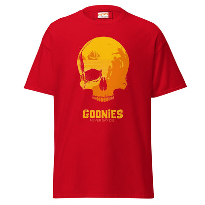 Never Say Die | Goonies T-Shirt - Red - T-Shirts Online