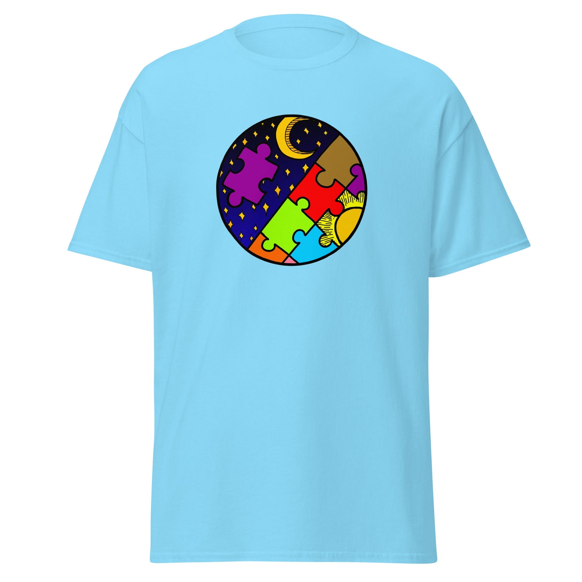 Night & Day | Abstract T-Shirt - Sky - T-Shirts Online