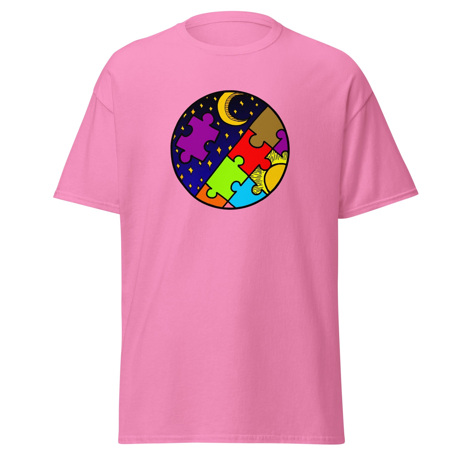 Night & Day | Abstract T-Shirt - Azalea - T-Shirts Online