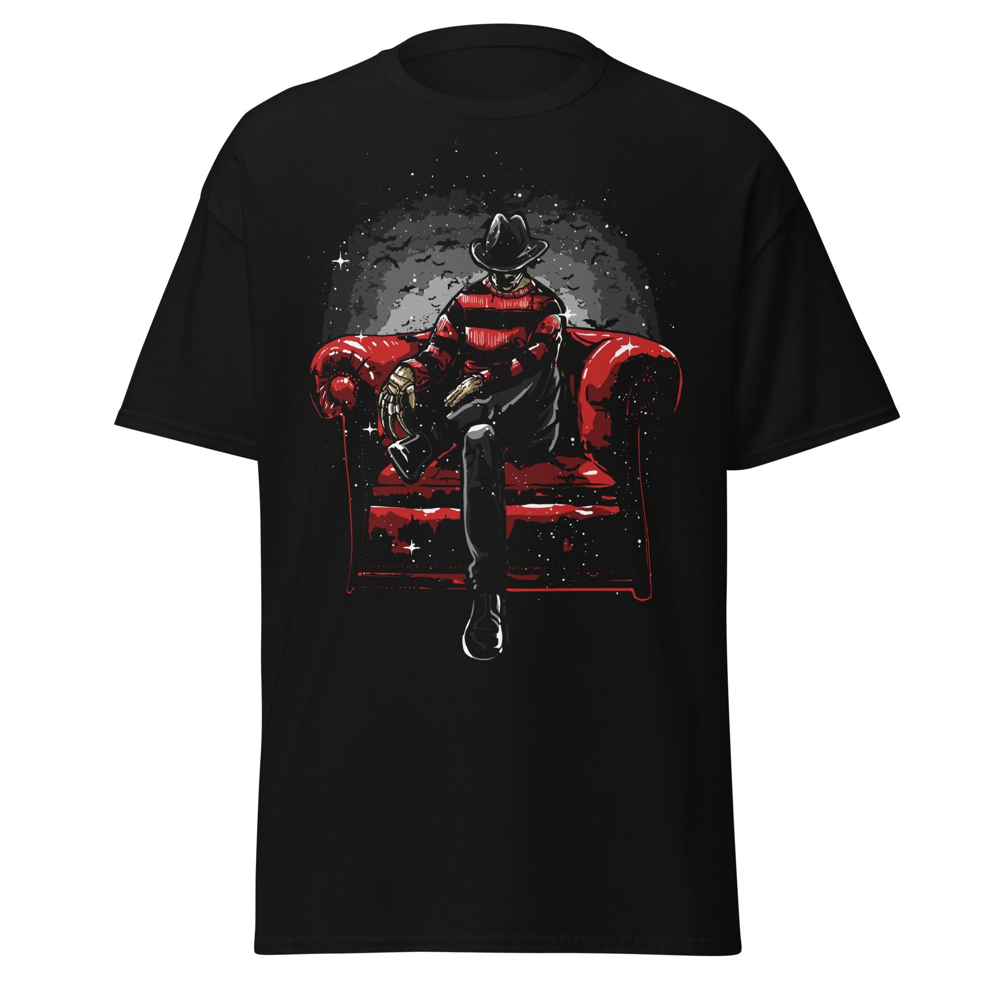 Nightmare Dream Villain on Red Couch T-Shirt - S - T-Shirts Online