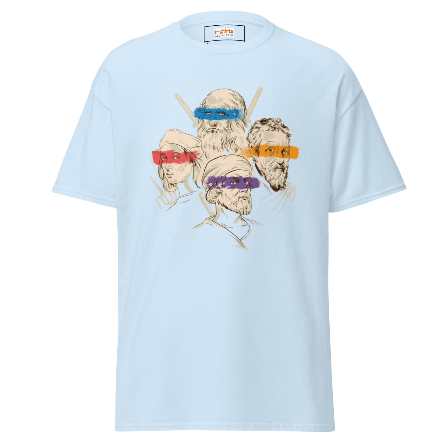 Ninja Artists | Unisex T-Shirt - Light Blue - T-Shirts Online