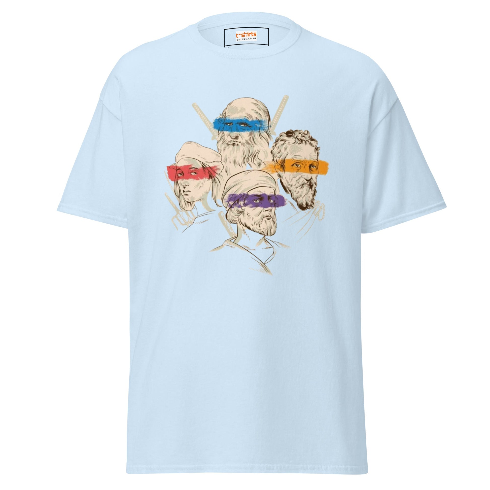 Ninja Artists | Unisex T-Shirt - Light Blue - T-Shirts Online