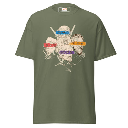 Ninja Artists | Unisex T-Shirt - Military Green - T-Shirts Online