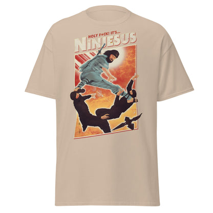 Ninjesus Holy F*ck Parody Funny Adult T-Shirt - Sand - T-Shirts Online