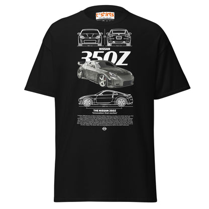Nissan 350Z T-Shirt | JDM Legend Sports Car Tee - Black - T-Shirts Online